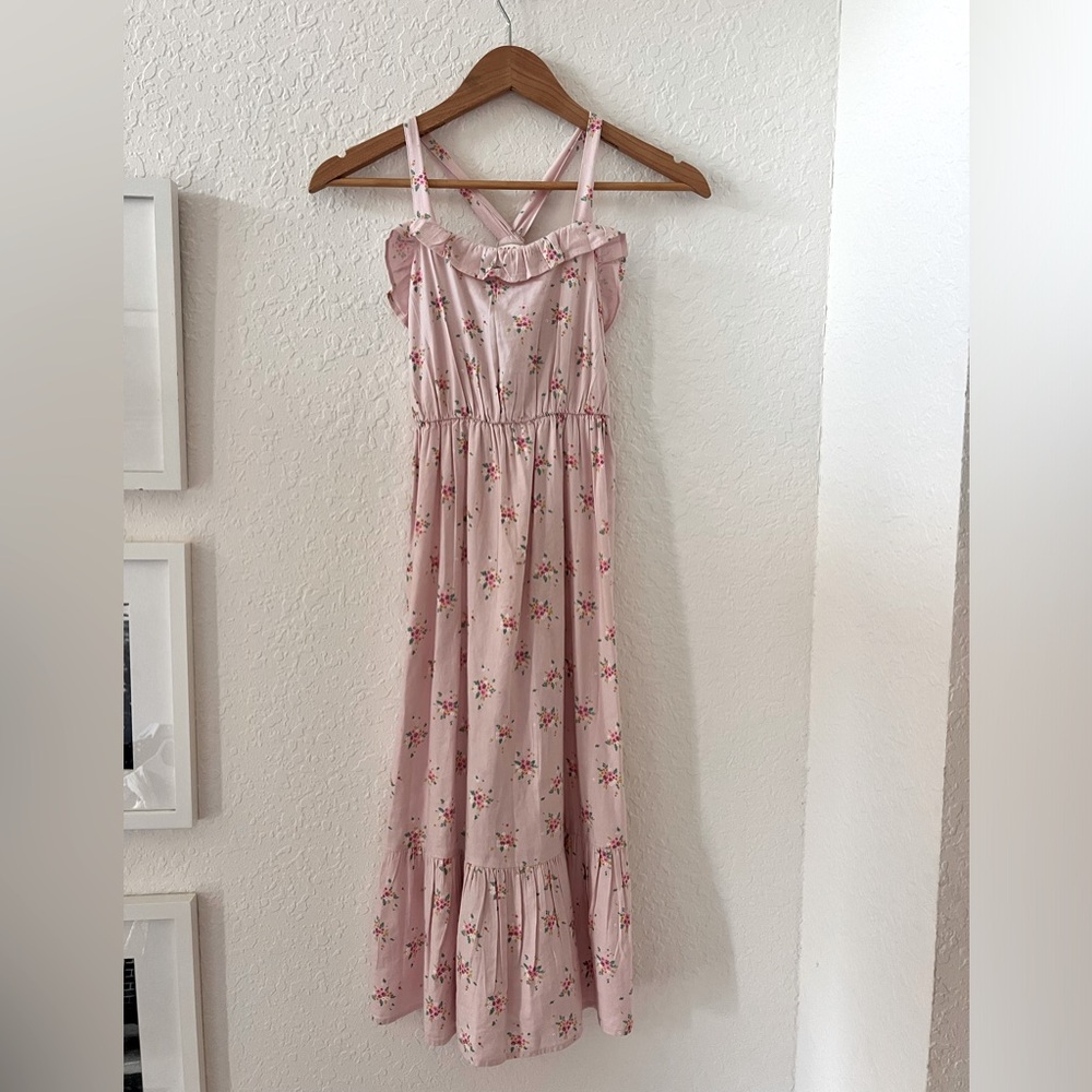 Car & Jack pink floral maxi